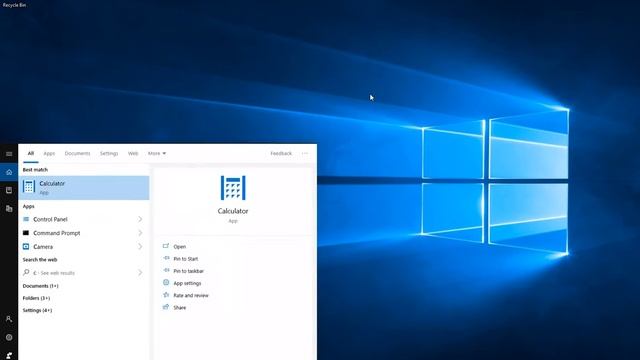Quick Tutorial: Finding stuff on windows 10 using Cortana and the start (key) menu search button смотреть онлайн