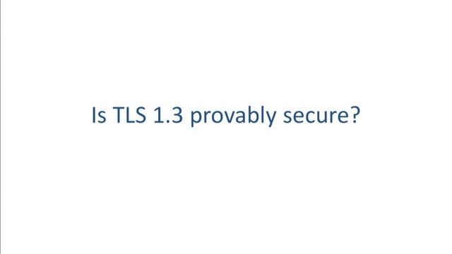 FSTTCS2019 S006 Practical Formal Methods for Real World Cryptography смотреть онлайн