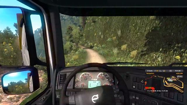 Euro Truck Simulator 2 | Mapa Peru Death Road | Volvo FH | 1.36 смотреть онлайн