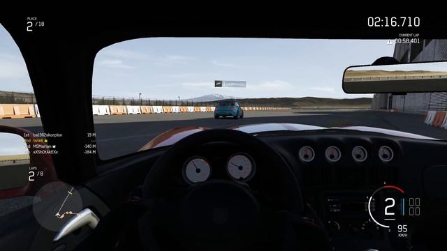 Forza Motorsport 6 Multiplayer Dodge Viper GTS ACR B597 1999 @ Testtrack Airfield смотреть онлайн