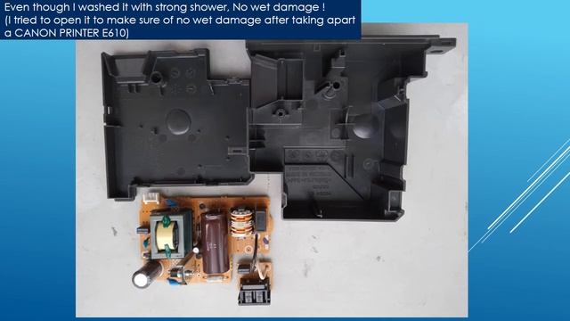 How to Open a power unit with a flower type screw. #CANON PRINTER E610 смотреть онлайн