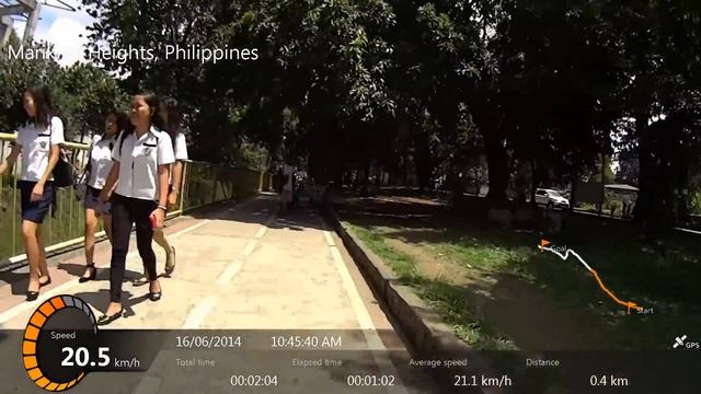 ActionCam - Handlebar Mount Test Ride with GPS Data смотреть онлайн