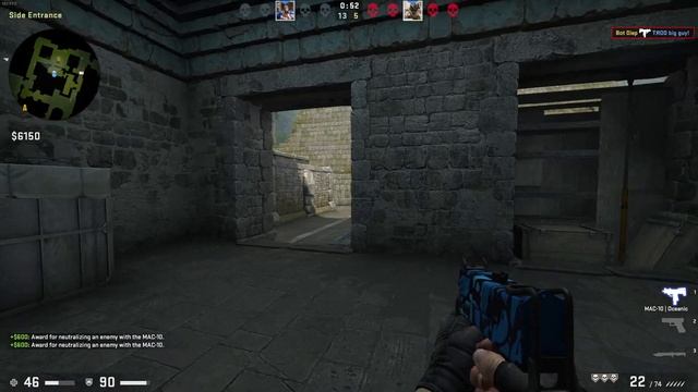 CSGO: Mac 10 steamroll смотреть онлайн