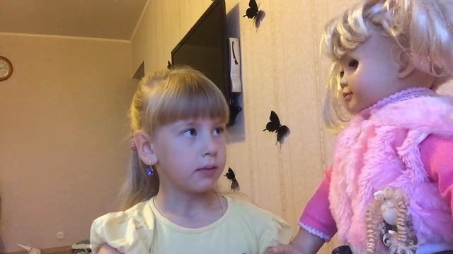 Знакомимся с новой говорящей куклой =") смотреть онлайн