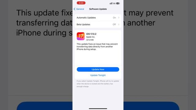 IOS 17.0.2 UPDATE OUT FOR ALL IPHONE USERS || WHATS NEW SHOULD YOU UPDATE #iphone #trending #viral смотреть онлайн