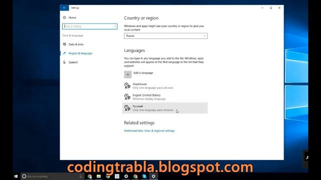 How to change language in Windows 10 byNP смотреть онлайн