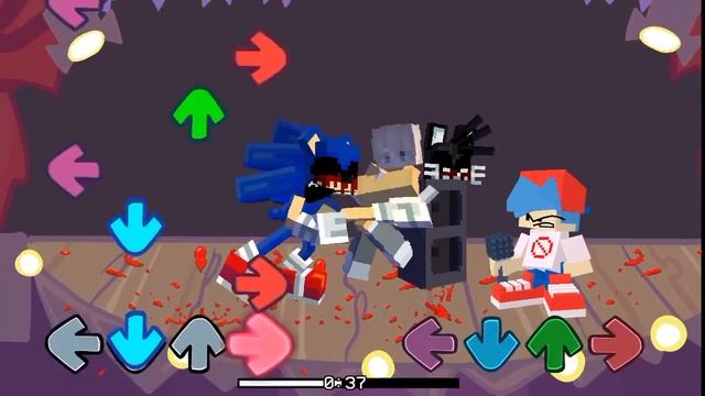 FNF VS I AM GOD SONIC.EXE BUT MINECRAFT ANDROID / PC PORT ZIP смотреть онлайн