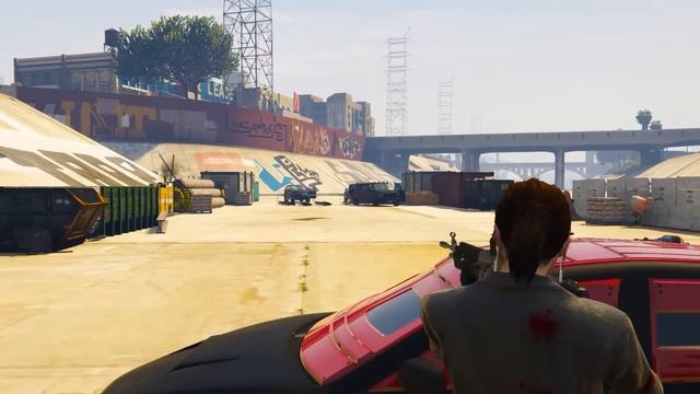 GTA 5 a scene from the game смотреть онлайн