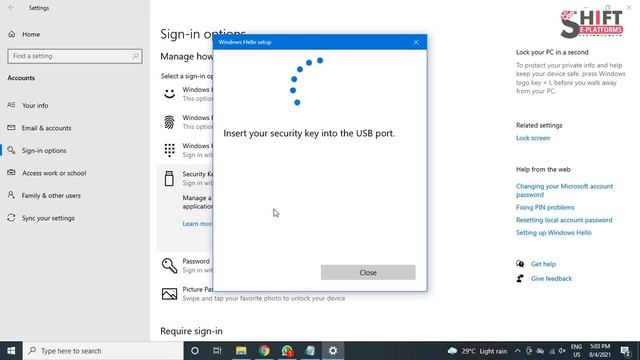 Image Login and account settings in windows 10 смотреть онлайн