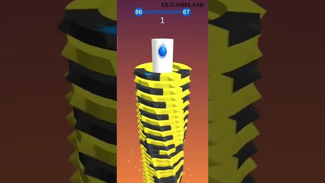 Stack Ball Gameplay (iOS,Android) | Level 55 - 75 смотреть онлайн