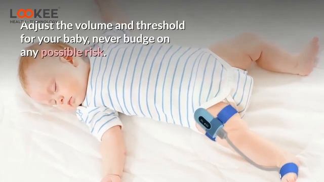 LOOKEE® Smart BabyO2™ Baby Monitor with Alarm | Tracks Oxygen Level and Heart Rate смотреть онлайн