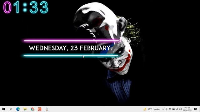 How To Make Your Laptop Customize | JOKER Rainmeter Skin смотреть онлайн