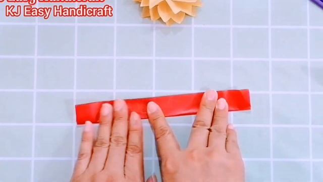 HOW TO RE USED APPLE WRAPPING PAPER | PAPER FLOWER CRAFT | PAPER FLOWER | KJ Easy Handicraft смотреть онлайн