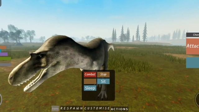 Albertosaurus remodel! (dinosaur world mobile roblox) смотреть онлайн
