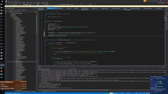 Unreal Engine Live Stream #205 - MMO - Names above characters and items. смотреть онлайн