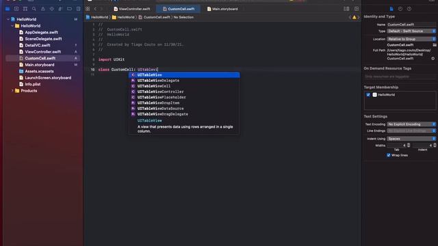 iOS development with Swift for beginners - Custom tableview cells смотреть онлайн