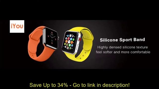 Save Up to 34% IYOU Sport Band Compatible with Watch Band 38MM 42MM 40MM 44MM смотреть онлайн