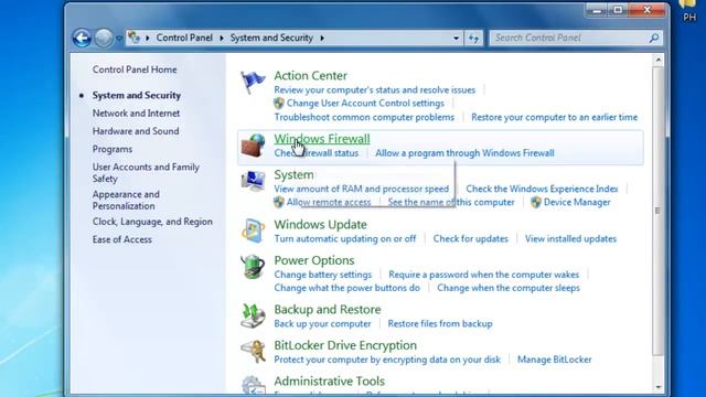 Windows 7 Enable/Disable Windows Firewall смотреть онлайн