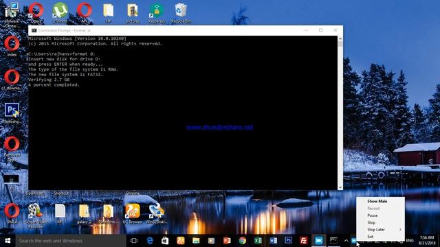 Format drive with cmd in 2 min смотреть онлайн