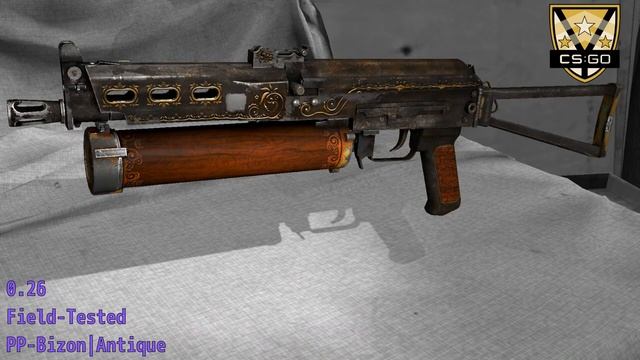 PP-Bizon Antique - Skin Wear Preview смотреть онлайн