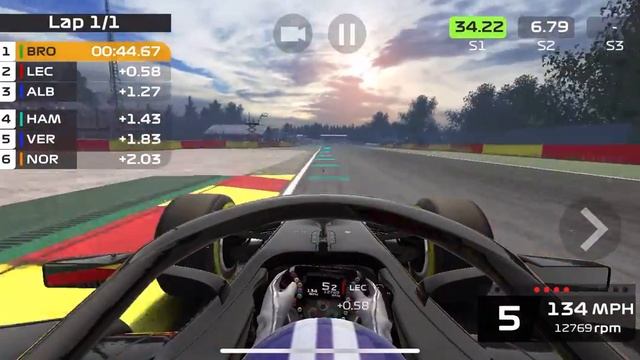 F1 Mobile Racing - Spa-Francorchamps (Grid Start) | iOS Gameplay | 2019 Season смотреть онлайн
