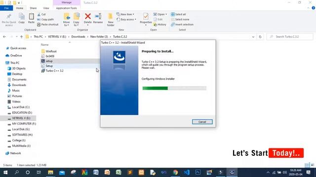 How to install Turbo C/C++ Software || Windows 7/8/10 || 32 bit and 64 bit || Let's Start Today!... смотреть онлайн
