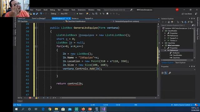 Continuando con la "simulación" MVC en Windows Forms смотреть онлайн