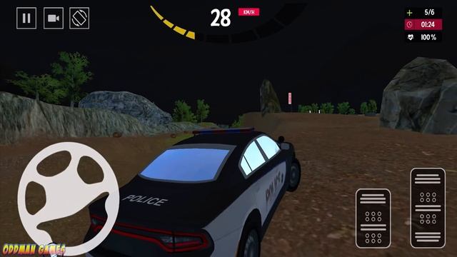 Offroad Police Car Driving - Drive through Mountain Obstacles! Android gameplay смотреть онлайн