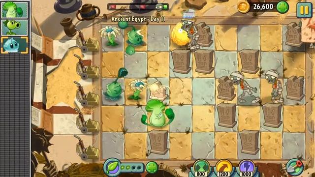 Plants Vs Zombles 2 gameplay Ipod HD 64 смотреть онлайн