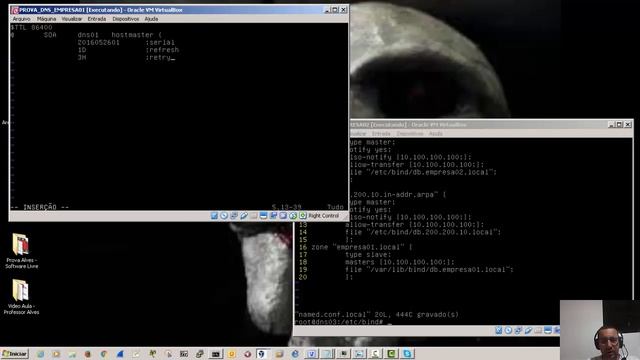 Parte 4 - INSTALACAO SERVIDOR DNS BIND - Zona primária, Conceito de servidor master e servidor slav смотреть онлайн