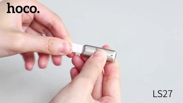 Hoco LS27 - หัวแปลงหูฟัง iPhone ฟังเพลง ชาร์จแบต смотреть онлайн