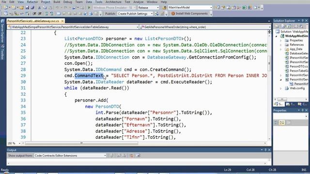 AuPhone2014 - uge13 - part2 - WCF med Database - ADO.Net смотреть онлайн
