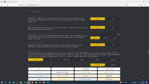 How to Add custom background image in Monkeytype || monkey type add background picture.
