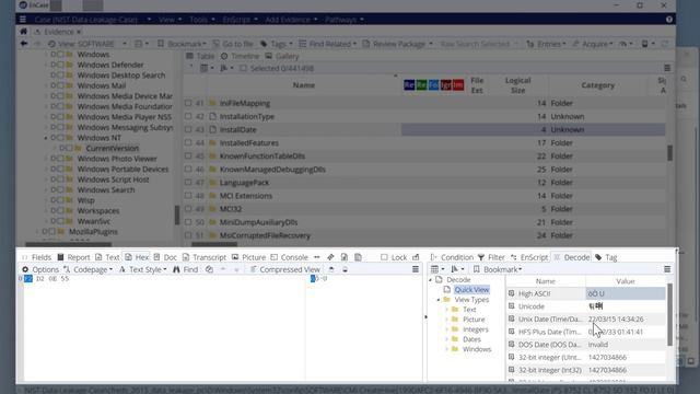 Digital Forensic Investigation Case in OpenText EnCase 23 | Part 2 Windows Registry смотреть онлайн