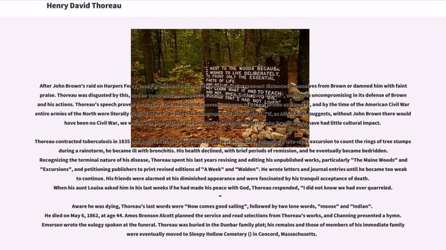 Henry David Thoreau смотреть онлайн