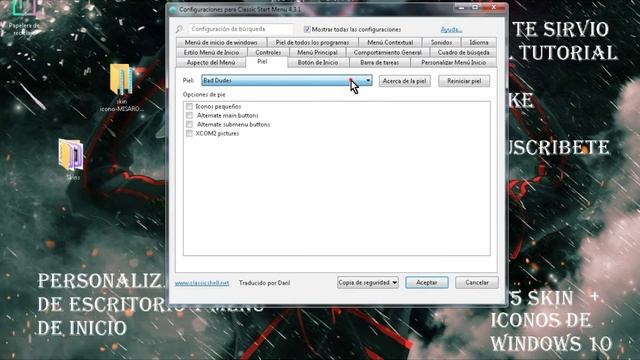 Personaliza tu menu de inicio y icono de windows 7/ windows 8/ windows 9 / classic shell 2021. смотреть онлайн