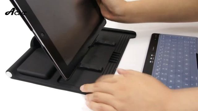08 Acase Bluetooth Keyboard Stand for iPad / iPhone / other handset Review смотреть онлайн