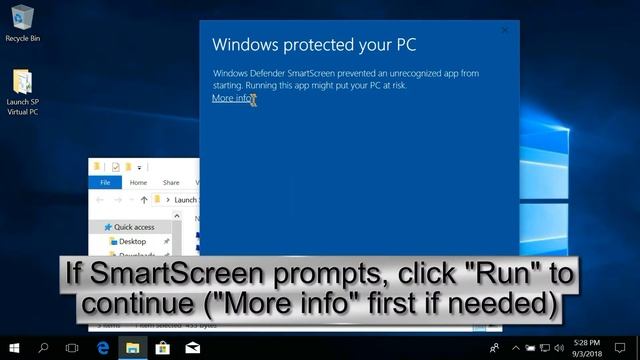 SP Virtual PC - Windows OS смотреть онлайн