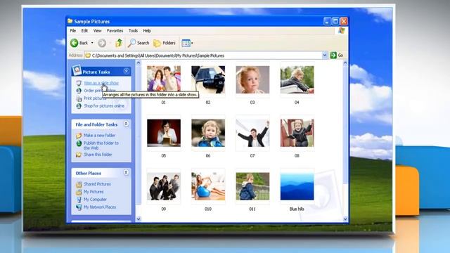 How to Create a Picture Slideshow on Windows® XP смотреть онлайн