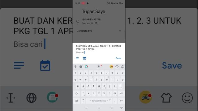 MEMBUAT PENGINGAT TUGAS DI GOOGLE TASK HP ANDROID смотреть онлайн