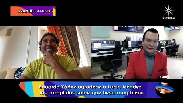 Lucía Méndez reafirma que Eduardo Yáñez ¡besa muy bien! | Programa hoy смотреть онлайн