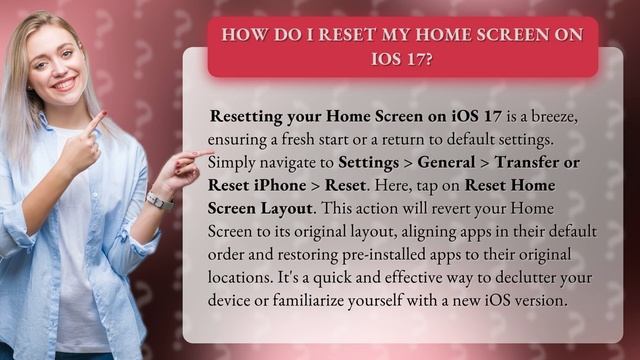 How do I reset my Home Screen on IOS 17? смотреть онлайн