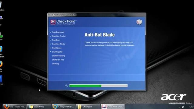 Check Point GAiA Firewall R75 Web GUI and Smart Console Management Application Part 4 смотреть онлайн