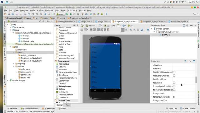186 Android Studio Fragments смотреть онлайн