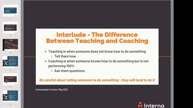Commander's Intent: Aligning Independent Teams to Common Goals смотреть онлайн