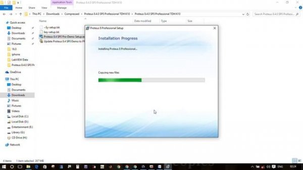 How to install Proteus 8 Professional in windows 10