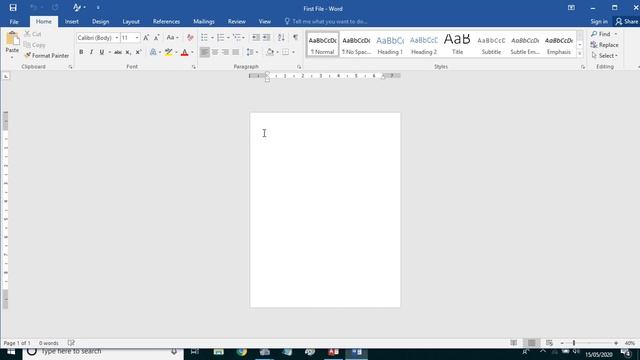 Class 1. Get Start Ms Word and Interface Study In Microsoft Word смотреть онлайн