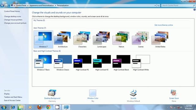 How To Change your Windows 7 theme Fx medias смотреть онлайн