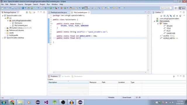 Programming Tutorial - 16 - Space Invaders - 1 - Setting Up and MyConstants смотреть онлайн