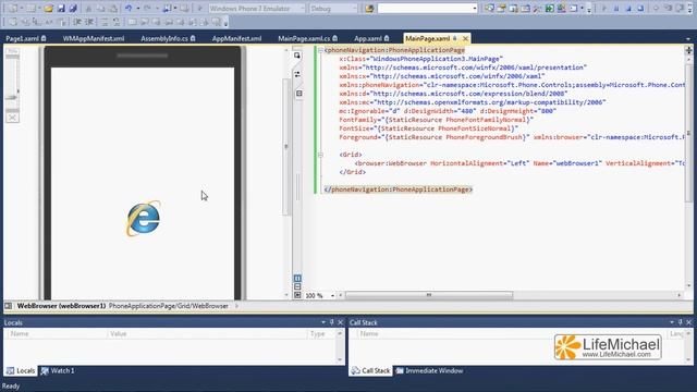 Simple WebBrowser Control Code Sample смотреть онлайн